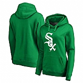 Women Chicago White Sox Fanatics Branded Kelly Green St. Patrick's Day White Logo Pullover Hoodie,baseball caps,new era cap wholesale,wholesale hats